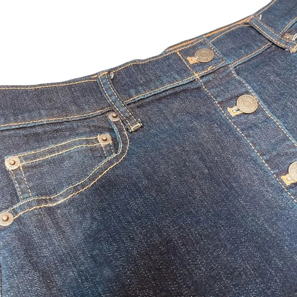 Gap 1969 Dark Wash Denim Mini Skirt - Picture 4 of 7